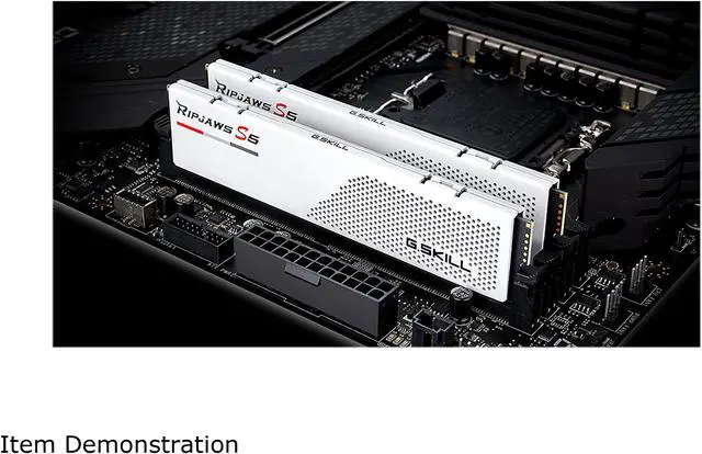 Alt view image 3 of 3 - G.SKILL Ripjaws S5 Series 32GB (2 x 16GB) 288-Pin PC RAM DDR5 5200 Desktop Memory Model F5-5200J2834F16GX2-RS5W