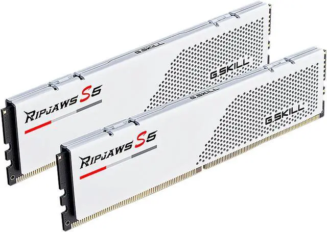 Main image of G.SKILL Ripjaws S5 Series 32GB (2 x 16GB) 288-Pin PC RAM DDR5 5200 Desktop Memory Model F5-5200J2834F16GX2-RS5W