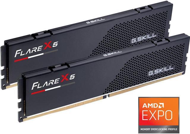Main image of G.SKILL Flare X5 series AMD EXPO 32GB (2 x 16GB) 288-Pin PC RAM DDR5 5600 (PC5 44800) Desktop Memory Model F5-5600J3636C16GX2-FX5