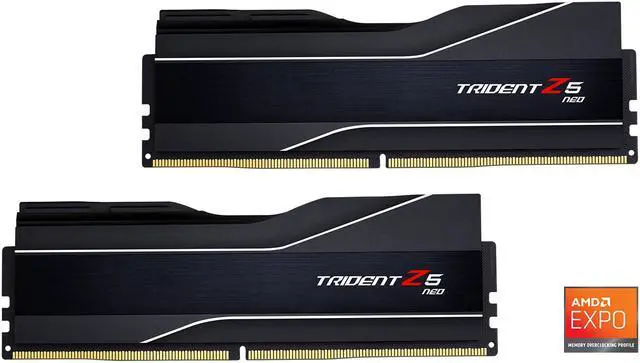 Alt view image 3 of 5 - G.SKILL Trident Z5 Neo Series AMD EXPO 32GB (2 x 16GB) 288-Pin PC RAM DDR5 6000 (PC5 48000) Desktop Memory Model F5-6000J3238F16GX2-TZ5N