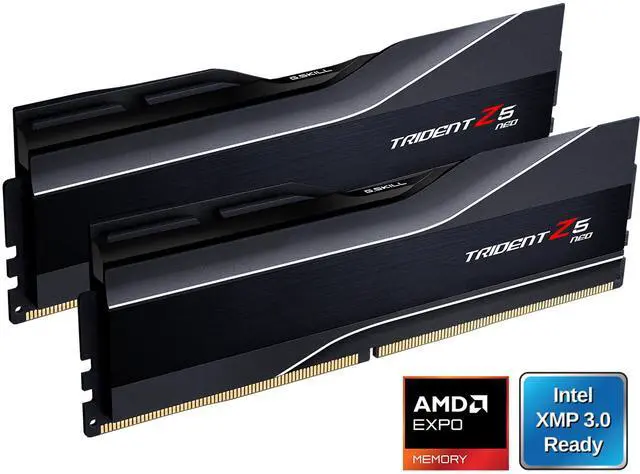 Main image of G.SKILL Trident Z5 Neo Series AMD EXPO 32GB (2 x 16GB) 288-Pin PC RAM DDR5 6000 (PC5 48000) Desktop Memory Model F5-6000J3238F16GX2-TZ5N