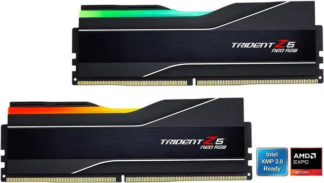Alt view image 2 of 5 - G.SKILL Trident Z5 Neo RGB Series 64GB (2 x 32GB) 288-Pin PC RAM DDR5 6000 (PC5 48000) Desktop Memory