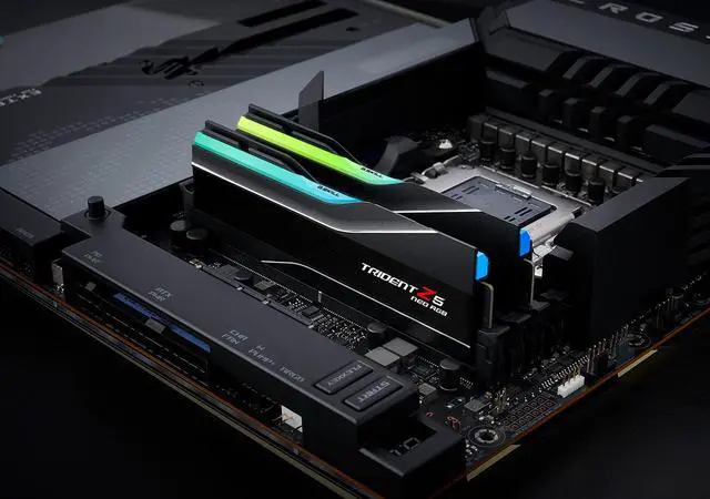 Alt view image 3 of 5 - G.SKILL Trident Z5 Neo RGB Series 64GB (2 x 32GB) 288-Pin PC RAM DDR5 6000 (PC5 48000) Desktop Memory