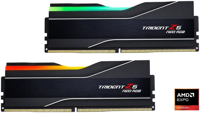 Alt view image 2 of 5 - G.SKILL Trident Z5 Neo Series 48GB (2 x 24GB) 288-Pin PC RAM DDR5 6400 (PC5 51200) Desktop Memory Model F5-6400J3239F24GX2-TZ5NR