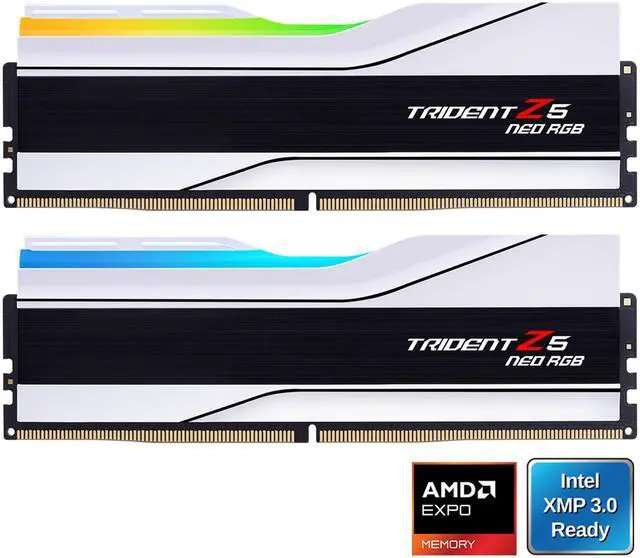 Alt view image 2 of 5 - G.SKILL Trident Z5 Neo Series 64GB (2 x 32GB) 288-Pin PC RAM DDR5 6000 (PC5 48000) Desktop Memory Model F5-6000J3036G32GX2-TZ5NRW