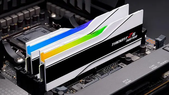 Alt view image 4 of 5 - G.SKILL Trident Z5 Neo Series 64GB (2 x 32GB) 288-Pin PC RAM DDR5 6000 (PC5 48000) Desktop Memory Model F5-6000J3036G32GX2-TZ5NRW
