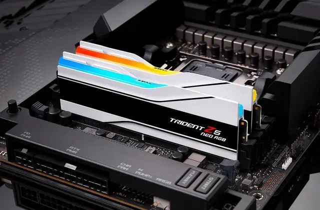 Alt view image 5 of 5 - G.SKILL Trident Z5 Neo Series 64GB (2 x 32GB) 288-Pin PC RAM DDR5 6000 (PC5 48000) Desktop Memory Model F5-6000J3036G32GX2-TZ5NRW