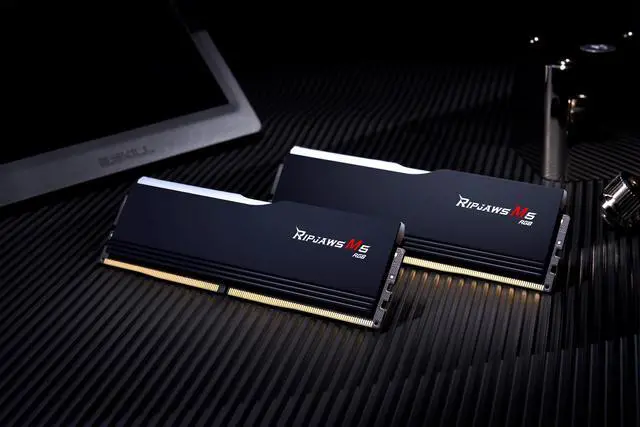 Alt view image 4 of 5 - G.SKILL Ripjaws M5 RGB Series 32GB (2 x 16GB) 288-Pin PC RAM DDR5 6000 (PC5 48000) Desktop Memory