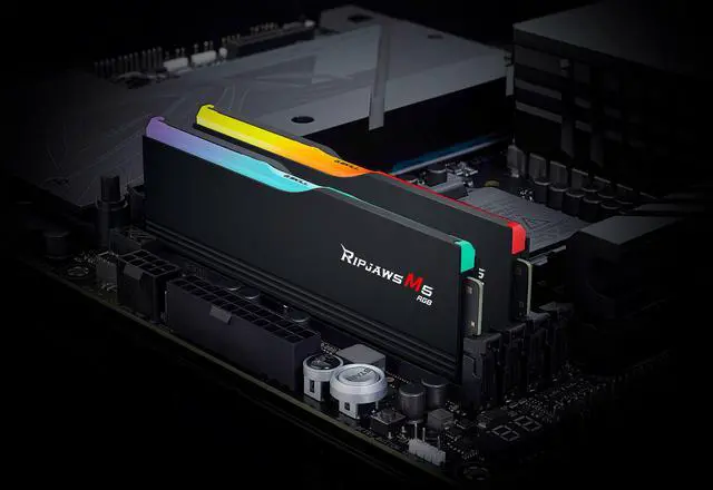 Alt view image 5 of 5 - G.SKILL Ripjaws M5 RGB Series 32GB (2 x 16GB) 288-Pin PC RAM DDR5 6000 (PC5 48000) Desktop Memory