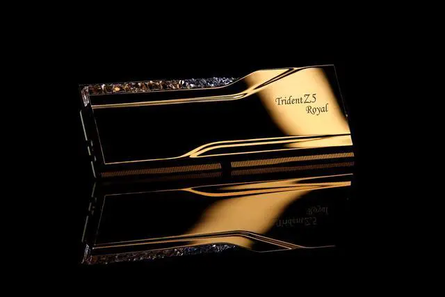 Alt view image 3 of 4 - G.SKILL Trident Z5 Royal Series 32GB (2 x 16GB) 288-Pin PC RAM DDR5 6400 (PC5 51200) Desktop Memory Model F5-6400J3039G16GX2-TR5G