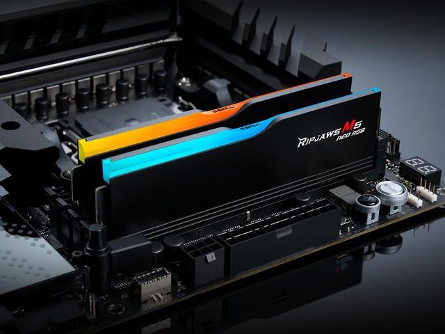 Alt view image 5 of 5 - G.SKILL Ripjaws M5 Neo RGB Series 32GB (2 x 16GB) 288-Pin PC RAM DDR5 6000 (PC5 48000) Desktop Memory