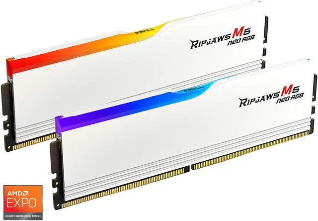 Alt view image 3 of 5 - G.SKILL Ripjaws M5 Neo RGB Series 32GB (2 x 16GB) 288-Pin PC RAM DDR5 6000 (PC5 48000) Desktop Memory