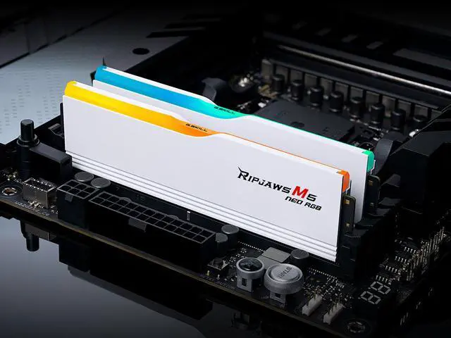 Alt view image 5 of 5 - G.SKILL Ripjaws M5 Neo RGB Series 32GB (2 x 16GB) 288-Pin PC RAM DDR5 6000 (PC5 48000) Desktop Memory