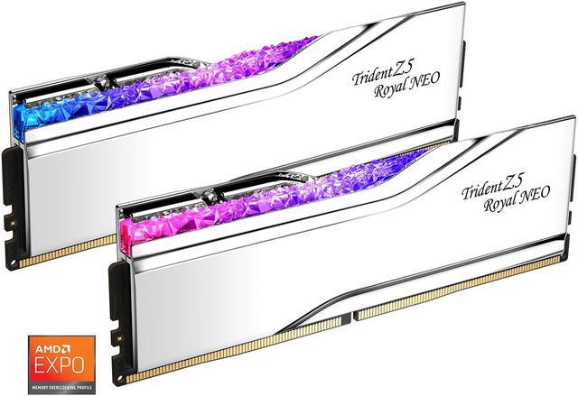 Alt view image 3 of 5 - G.SKILL Trident Z5 Royal Series 32GB (2 x 16GB) 288-Pin PC RAM DDR5 6000 (PC5 48000) Desktop Memory Model F5-6000J2636H16GX2-TR5NS