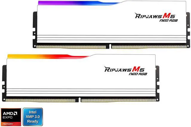Main image of G.SKILL Ripjaws M5 Neo RGB Series 32GB (2 x 16GB) 288-Pin PC RAM DDR5 6000 (PC5 48000) Desktop Memory
