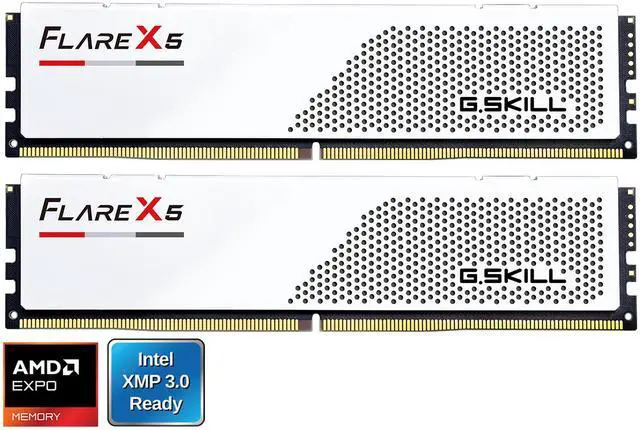 Alt view image 2 of 5 - G.SKILL Flare X5 64GB (2 x 32GB) 288-Pin PC RAM DDR5 6000 (PC5 48000) Desktop Memory Model F5-6000J3636F32GX2-FX5W