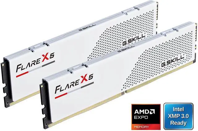 Alt view image 3 of 5 - G.SKILL Flare X5 64GB (2 x 32GB) 288-Pin PC RAM DDR5 6000 (PC5 48000) Desktop Memory Model F5-6000J3636F32GX2-FX5W