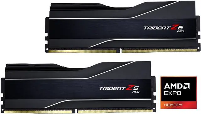 Alt view image 2 of 5 - G.SKILL Trident Z5 Neo Series 48GB (2 x 24GB) 288-Pin PC RAM DDR5 8000 (PC5 64000) Desktop Memory Model F5-8000J4048G24GX2-TZ5N