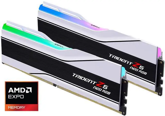 Alt view image 3 of 5 - G.SKILL Trident Z5 Neo RGB Series 96GB (2 x 48GB) 288-Pin PC RAM DDR5 6000 (PC5 48000) Desktop Memory Model F5-6000J2836F48GX2-TZ5NRW