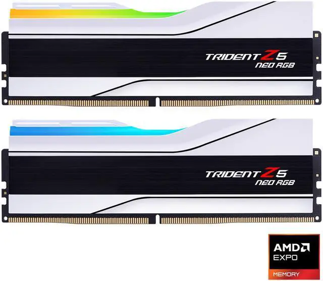 Alt view image 2 of 5 - G.SKILL Trident Z5 Neo RGB Series 64GB (2 x 32GB) 288-Pin PC RAM DDR5 6000 (PC5 48000) Desktop Memory Model F5-6000J2836G32GX2-TZ5NRW
