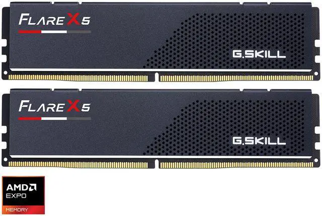 Alt view image 2 of 5 - G.SKILL Flare X5 256GB (4 x 64GB) 288-Pin PC RAM DDR5 6000 (PC5 48000) Desktop Memory Model F5-6000J3644D64GX4-FX5