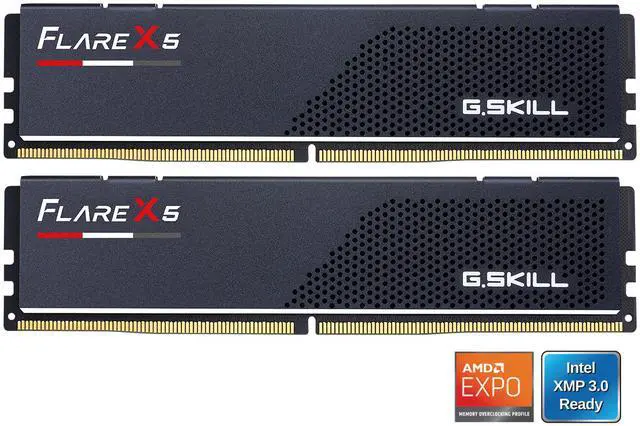 Alt view image 2 of 3 - G.SKILL Flare X5 128GB (2 x 64GB) 288-Pin PC RAM DDR5 6000 (PC5 48000) Desktop Memory Model F5-6000J3644D64GX2-FX5