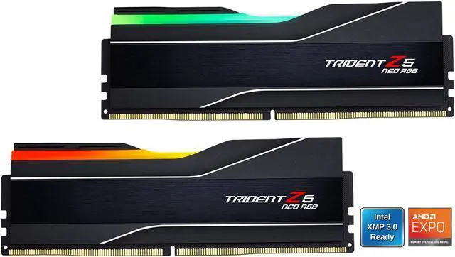 Alt view image 2 of 2 - G.SKILL Trident Z5 Neo Series 128GB (2 x 64GB) 288-Pin PC RAM DDR5 6000 (PC5 48000) Desktop Memory Model F5-6000J3644D64GX2-TZ5NR