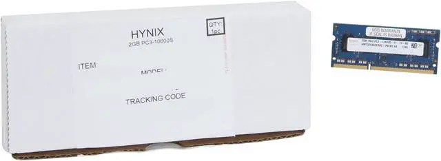 Alt view image 3 of 3 - Hynix 2GB 204-Pin DDR3 SO-DIMM DDR3 1600 (PC3 12800) Laptop Memory Model HMT325S6CFR8C-PB