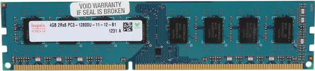 Main image of Hynix 4GB DDR3 1600 (PC3 12800) Desktop Memory Model HMT351U6EFR8C-PB