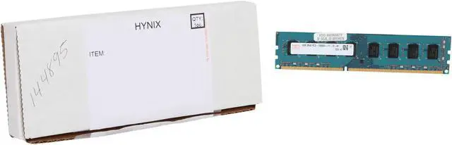 Alt view image 3 of 3 - Hynix 4GB DDR3 1600 (PC3 12800) Desktop Memory Model HMT351U6EFR8C-PB