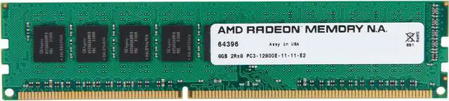 Main image of AMD Radeon 8GB ECC Unbuffered DDR3 1600 (PC3 12800) Server Memory Model AS38G1601E28SU