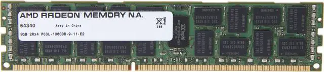 Main image of AMD Radeon 8GB ECC Registered DDR3 1333 (PC3 10600) Server Memory For IBM Model ASIX1333RL/8GB