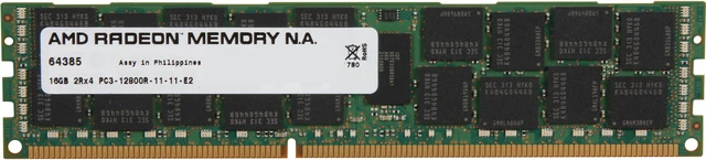 Main image of AMD Radeon 16GB ECC Registered DDR3 1600 (PC3 12800) Server Memory For IBM Model ASIX1600R/16GB