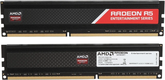 Amd Radeon Entertainment AMD Radeon R5 Entertainment 16GB (2 x 8GB) DDR3 1600 (PC3 12800 ...