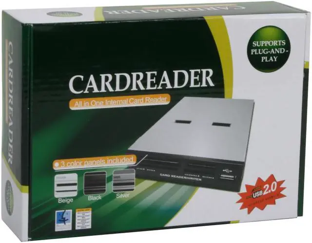 Alt view image 6 of 6 - PC USA CR-02-LZAI-2 All-in-one USB 2.0 Card Reader + USB 2.0 Hub