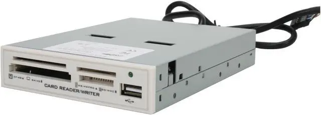Main image of PC USA CR-02-LZAI-2 All-in-one USB 2.0 Card Reader + USB 2.0 Hub