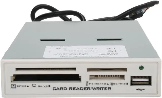 Alt view image 2 of 6 - PC USA CR-02-LZAI-2 All-in-one USB 2.0 Card Reader + USB 2.0 Hub