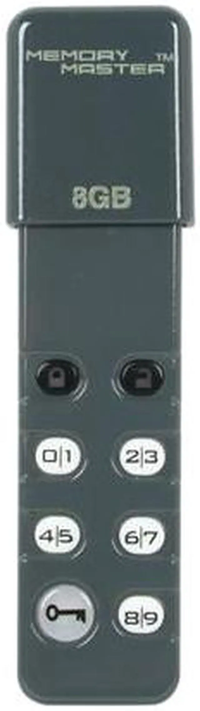 Alt view image 2 of 5 - Memory Master 8GB USB 2.0 Flash Drive 256bit AES Encryption P-FD8GBMMSEC-FS