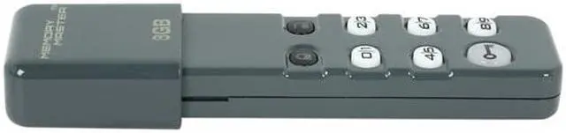 Alt view image 3 of 5 - Memory Master 8GB USB 2.0 Flash Drive 256bit AES Encryption P-FD8GBMMSEC-FS