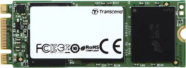 Alt view image 2 of 4 - Transcend MTS600 M.2 2260 64GB SATA III MLC Internal Solid State Drive (SSD) TS64GMTS600