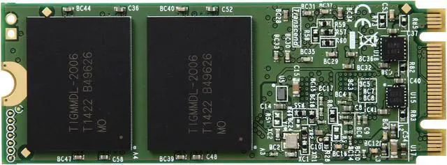 Alt view image 3 of 4 - Transcend MTS600 M.2 2260 512GB SATA III MLC Internal Solid State Drive (SSD) TS512GMTS600