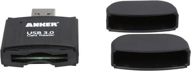 Alt view image 5 of 7 - Anker 68UNMCRD-B2U 8-in-1 Uspeed USB 3.0 Card Reader 8-in-1