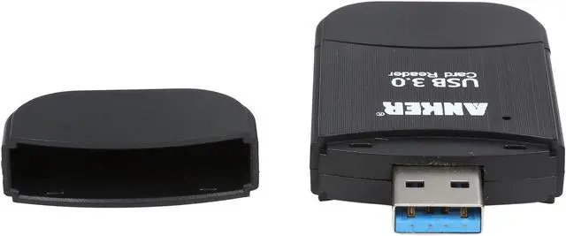 Alt view image 6 of 7 - Anker 68UNMCRD-B2U 8-in-1 Uspeed USB 3.0 Card Reader 8-in-1
