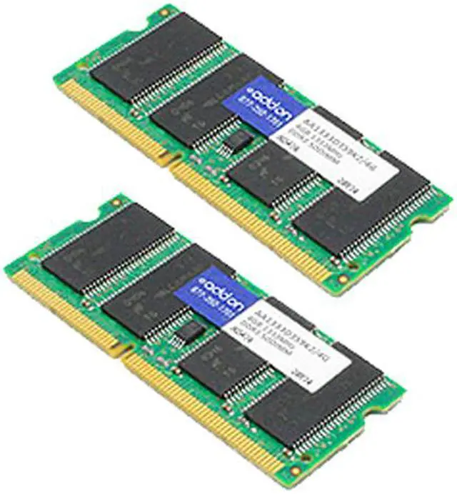Main image of AddOn - Memory Upgrades 4GB KIT (2x2GB) DDR3-1333MHZ 204-Pin SODIMM F/Notebooks