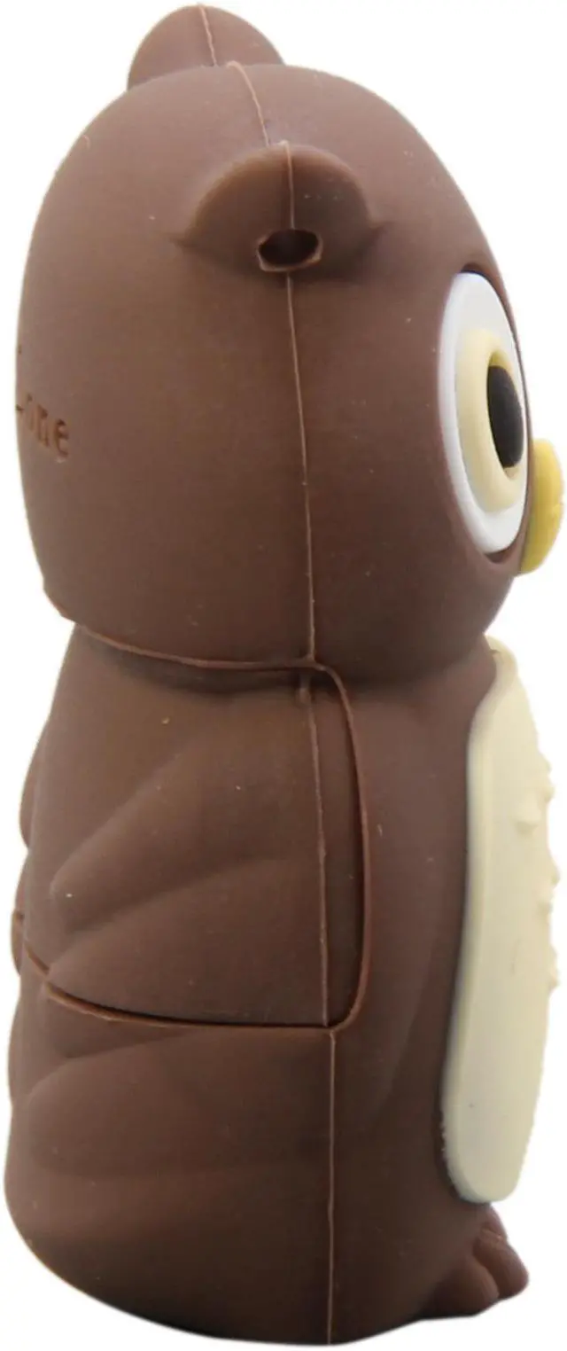 Alt view image 3 of 7 - Bone Collection Owl drive 4GB USB 2.0 Flash Drive (Brown) DR10021-4BR