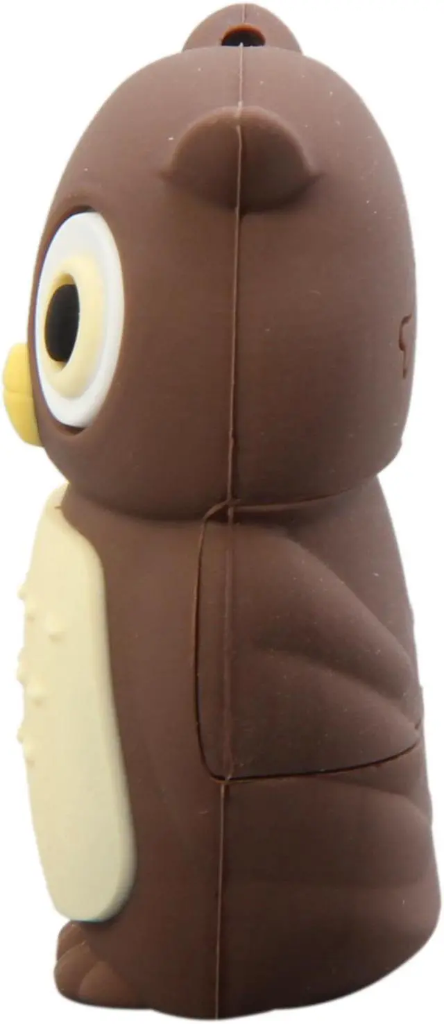 Alt view image 5 of 7 - Bone Collection Owl drive 4GB USB 2.0 Flash Drive (Brown) DR10021-4BR