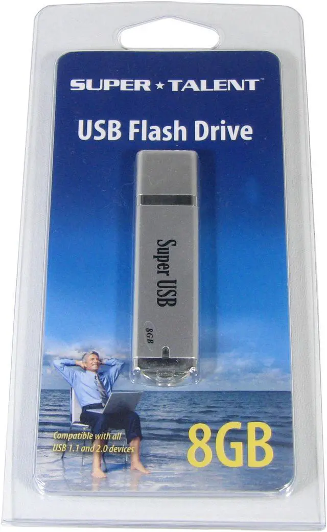 Alt view image 3 of 4 - SUPER TALENT Ultra 8GB Flash Drive (USB2.0 Portable) USB 8GB–BC-S