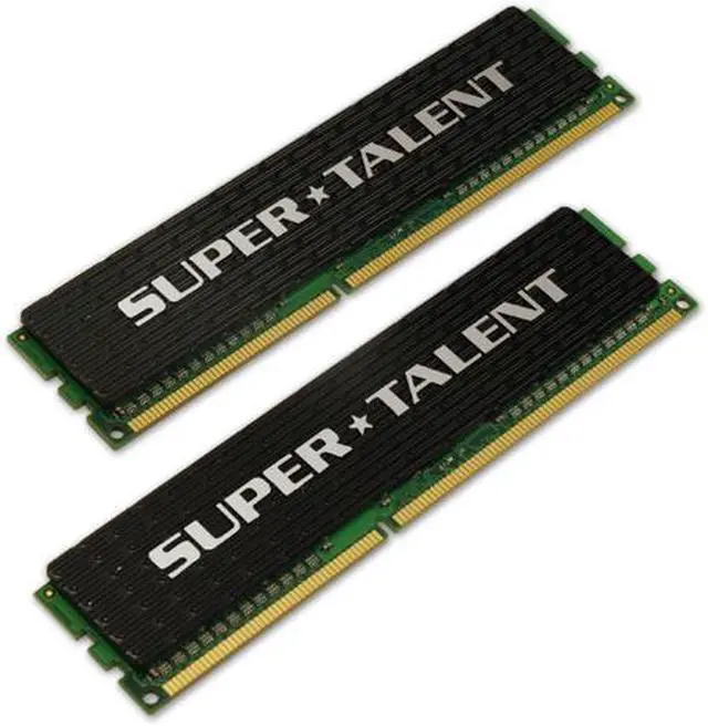 Main image of SUPER TALENT 2GB (2 x 1GB) DDR3 1600 (PC3 12800) Dual Channel Kit Desktop Memory Model W1600UX2G7