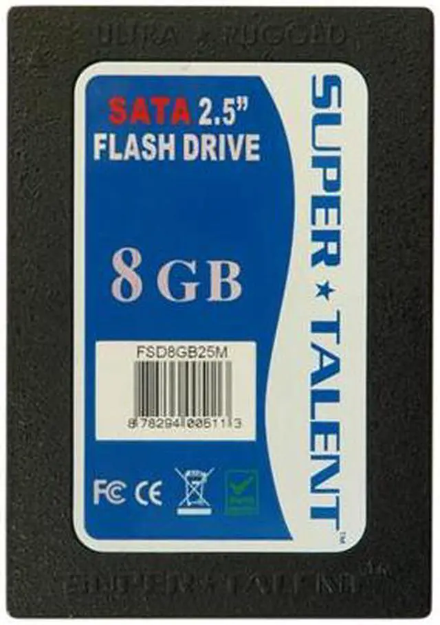 Main image of SUPER TALENT FSD8GC25M 2.5" SATA Industrial Solid State Disk