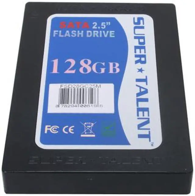 Alt view image 3 of 7 - SUPER TALENT 2.5" 128GB SATA Internal Solid State Drive (SSD) FSD28GC25M